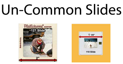 Specialty slide formats